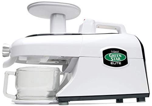  GSE-5000R-B Juice Extractor With Jumbo Twin Gears, 6.5 X 12.5 X 19 Inches, White
