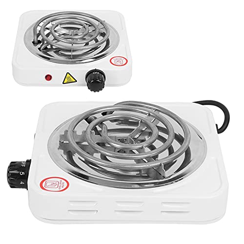  1000W Stainless Steel Portable Single Tube Electric Stove Home Electric Stove US Plug 110V Single Burner Electric Cooktop