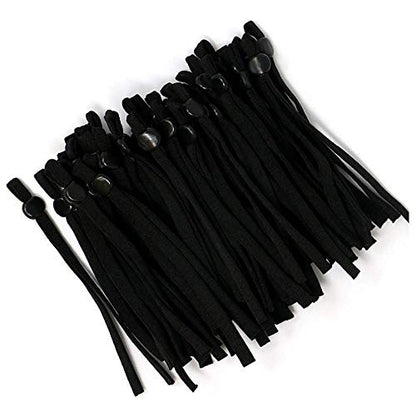  LaLaBand 100 Pcs Sewing Elastic Band Cord With Adjustable Buckle Elastic Thread Rope For DIY Crafts Earloop Lanyard Earmuff Rope Jewelry Clothes Garment Mask Making Supplies