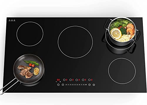  VBGK Induction Cooktop, Electric Stove Burner,Built-in And Countertop Electric Stove Top, LED Touch Screen,9 Heating Level, Timer & Kid Safety Lock, Touch Control