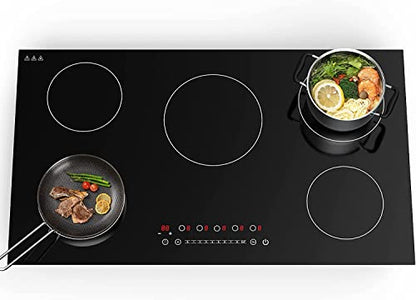  VBGK Induction Cooktop, Electric Stove Burner,Built-in And Countertop Electric Stove Top, LED Touch Screen,9 Heating Level, Timer & Kid Safety Lock, Touch Control