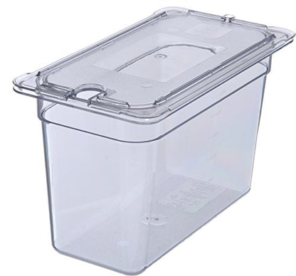  N 1/3 Size 8 Inches Deep Clear (Pack Of 6)