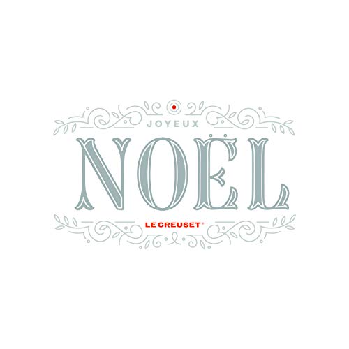 Le Creuset Stoneware Noel Collection: Santa Mug, 14 Oz, White W/Applique