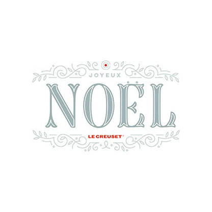 Le Creuset Stoneware Noel Collection: Santa Mug, 14 Oz, White W/Applique