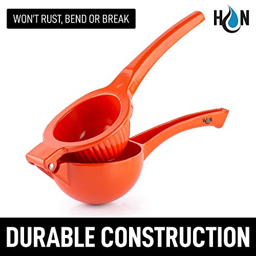  Orange Squeezer - Single Bowl Metal Citrus Juicer Extracts Oranges In Seconds - Easy To Squeeze Manual Press Juicer