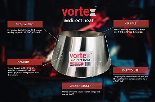  For Charcoal Grills, Medium Size - For Weber Kettle 22 26.75 WSM Smokey Mountain XL Kamado XL Big Green Egg