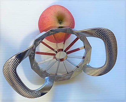  Apple Slicer Corer 12-Blade 304 Stainless Steel Extra Large Fruit And Vegetable Cutter - Ultra-Sharp, Heavy Duty