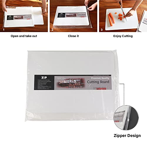  Disposable Cutting Boards 30 Count, Collapsible Cutting Board Sheet With Built-in Crease, Flexible Plastic Cutting Mat For Kitchen And Commercial Use, 17 X 12 In