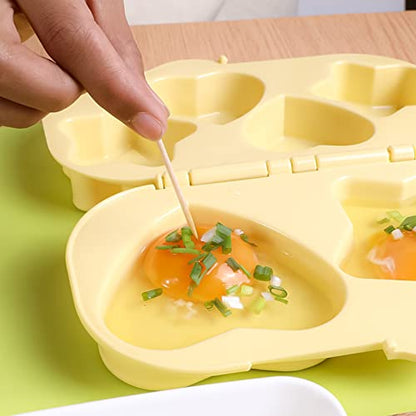  Polypropylene Microwave Egg Poachers Microwave Pan Egg Maker Microwave Pans Kitchen Microwave Plate