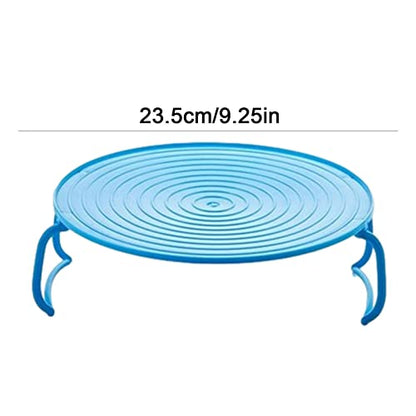  Folding Microwave Tray,Foldable Steaming Tray | Microwave-Safe Plate Cooking Tray With Foldable Handles For Bowls Water Cup