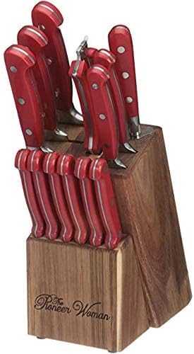  14-Piece ,TURQUOISE,The Pioneer Woman Cowboy Rustic Cutlery Set,