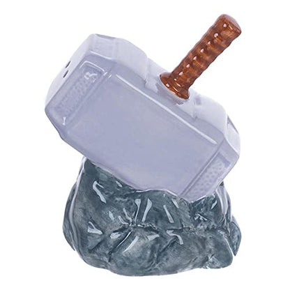  Marvel Captain America Shield & Thor Mjolnir Sculpted Ceramic Salt & Pepper Set