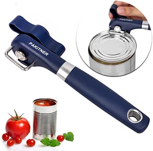  - Safe Cut Can Opener, Smooth Edge Can Opener - Can Opener Handheld, Manual Can Opener, Ergonomic Smooth Edge, Food Grade Stainless Steel Cutting Can Opener For Kitchen & Restaurant