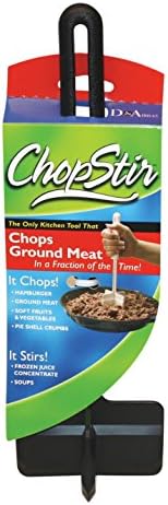  ChopStir Original Ground Meat Chopper, Frozen Juice Concentrate Stirrer, Heat-Resistant Nylon, Made In The USA, Black
