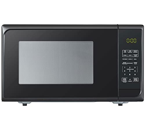  0.9 Cu. Ft. Matte Black Microwave Oven