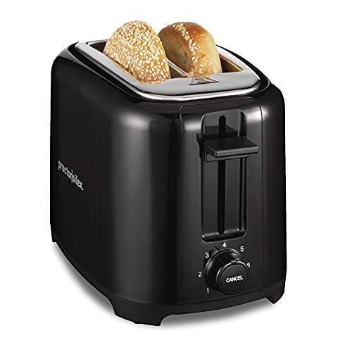  22215PS Extra-Wide Slot Toaster With Cool Wall, Shade Selector, Toast Boost, Auto Shut-off And Cancel Button, Black, 2-Slice-Discontinued