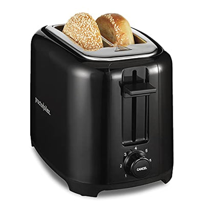 22215PS Extra-Wide Slot Toaster With Cool Wall, Shade Selector, Toast Boost, Auto Shut-off And Cancel Button, Black, 2-Slice-Discontinued