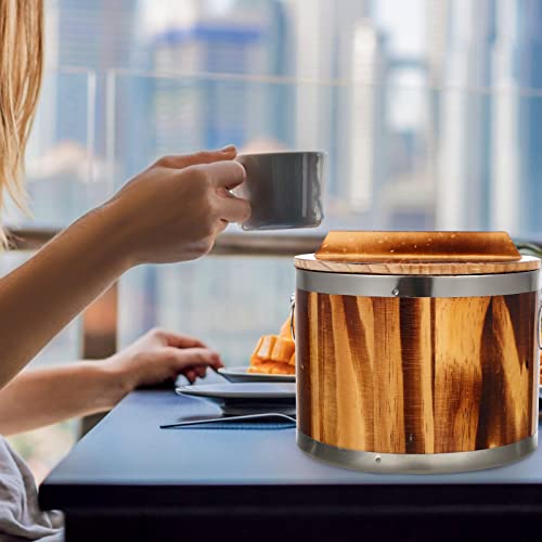  Rice Pot 1 Set Rice Cooker With Lid Rice Bucket Rice Steamer Cooker Wooden Rice Steamer Cooking Pot Steamer Pot For Restaurant Kitchen Cookware Dumpling Steamer Basket