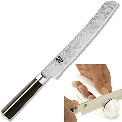  Cutlery Classic Bread Knife 9”, Long Serrations Glide Through Bread, Ideal For Cakes And Pastries, Authentic, Handcrafted, Japanese Serrated Kitchen Knife