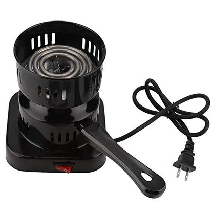  Hot Plate Stove Burner-Easy To Use Multi-purpose Hot Plate Stove Burner With Removable Handle(US Plug)