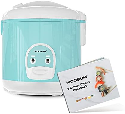  OOSUM Electric Rice Cooker With One Touch For Asian Japanese Sushi Rice, 5-cup Uncooked/10-cup Cooked, Fast&Convenient Cooker With Steamer, Stainless Steel Housing And Auto Warmer