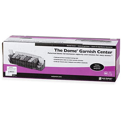  The Dome Garnish Center, 10 Piece - 3 Quart Capacity, 22" L X 7-1/2" W X 8-1/2" H