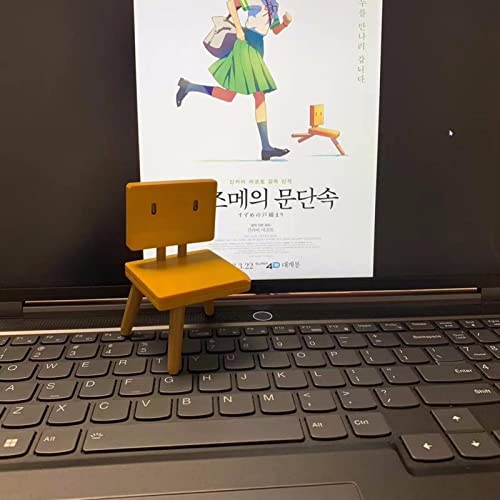  Aferzov Movies Anime Suzume No Tojimari Chair Wooden Chair Doll Bag Pendant Toy Cosplay Cartoon Keychain Pendant Fans Cosplay Gift
