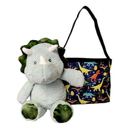  Dinosaur Easter Basket Bucket Fabric Tote Bag Toy Bin - Can Be Personalized Or Monogrammed - Great Gift For Boy Or Girl