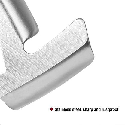  IVict 2 Pack Stainless Steel Knife Cutter Meat Grinder Blade Cutter Replacement For Size 5 Electric Meat Grinder/Stand Mixer Machinery Parts