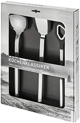 Rösle 10633 Saucenlöffel Sauce Spoon, 27 X 8,5 X 5 Cm, Silver-Coloured/Black