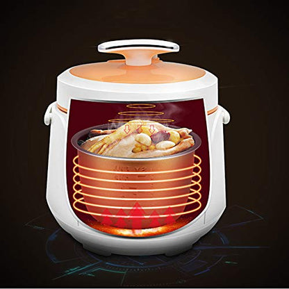  Small Electric Pressure Cooker, 2L Mini Smart Electric Pressure Cooker For 1-2 People,70 KPa Pressure, 2L Electric Pressure Cooker, 701W Power,