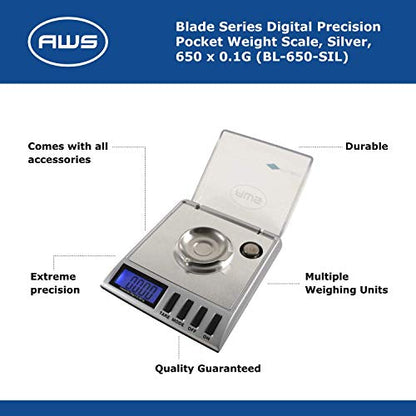  - Gemini 20 - Portable Precision Digital Milligram Scale 20g X 0.001g (Silver)