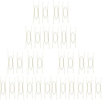  30 Pcs Wire Plate Hanger Plate Spring Hook Wall Plate Hanger For Decorative Plate
