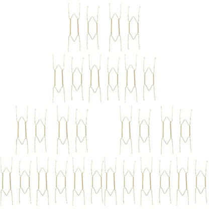  30 Pcs Wire Plate Hanger Plate Spring Hook Wall Plate Hanger For Decorative Plate
