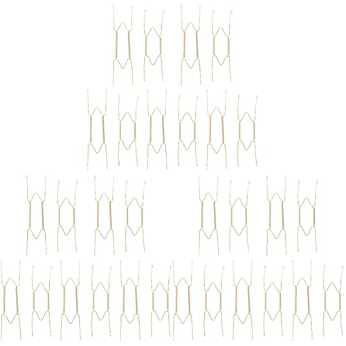  30 Pcs Wire Plate Hanger Plate Spring Hook Wall Plate Hanger For Decorative Plate