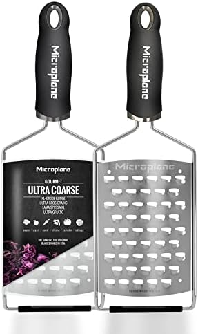 Microplane Gourmet Series Hard Cheese Grater (Fine, Black)