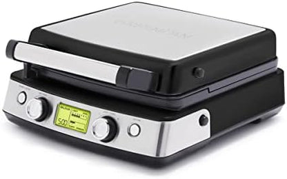 Greenpan Elite Essential Smart Electric 6QT Skillet Pot, Presets To Sear Saute Stir-Fry And Cook Rice, Healthy Ceramic Nonstick And Dishwasher Safe Parts, Easy-to-use LED Display, Ponderosa Pine
