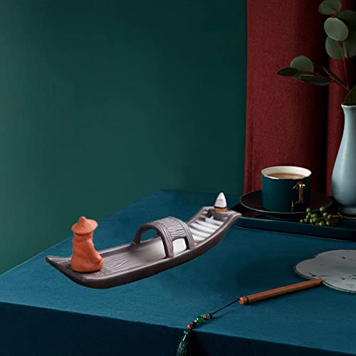  Burner Artistic Aroma Stove Burner Meditation For Office Living Room (Fishing) (Color : Fishing)