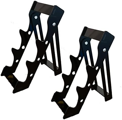  2 Stand Black Knife Display Stand Arcylic (9.8×3.8 In),Fold