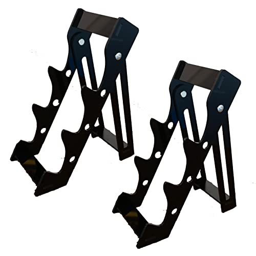  2 Stand Black Knife Display Stand Arcylic (9.8×3.8 In),Fold