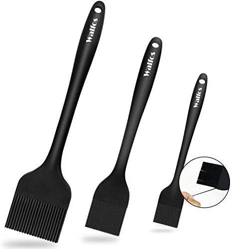  Silicone Pastry Brush, Heat Resistant Basting Brush Set, Perfect For Baking,BBQ Grill,Kitchen Cooking,Strong Steel Core And One-Pieces Design,BPA Free And Dishwasher Safe (5 Pcs)