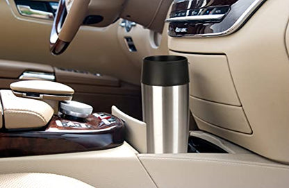 Emsa Msa N20132 Travel Mug Thermo/Insulated Stainless Steel 0.5 Litres Hot 4 Hours Cold 8 Hours BPA Free 100% Leak Proof Dishwasher Safe 360° Drinking Opening Cassis Red