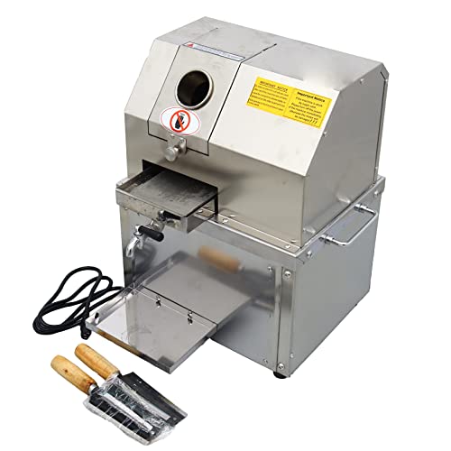  Electric Sugar Cane Press Juicer Machine 110V Sugarcane Juice Extractor With 3 Rollers For Sugarcane Ginger Sweet Sorghum Juicing Extractor Pressing