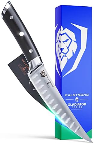  Fillet Knife - 7 Inch Flexible Blade - Gladiator Series Elite - German HC Steel - G10 Handle - W/Two Sheaths - Razor Sharp Kitchen Knife - Boning Knife - NSF Certified