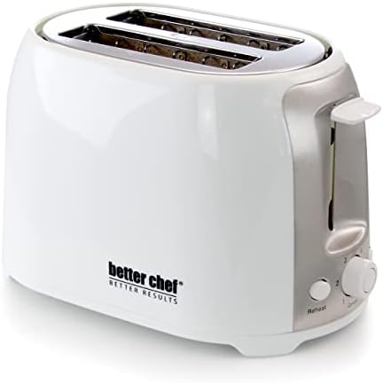  2-Slice Toaster | Wide-Slot | Cool Touch | Reheat & Defrost | Brushed Stainless Trim (Black)