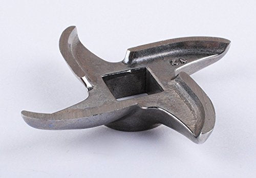  2 Pack #12 Meat Grinder Blade Stainless Steel Knife Cutter Replacement For Grinders, Please Check The Size And Shape