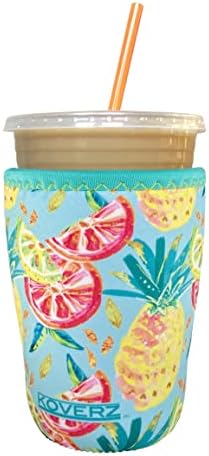  Neoprene Iced Coffee Sleeve - Large Midnight Mums