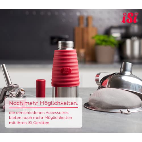  Heavy Duty Presentation Decorator Tips For ISi Gourmet Whippers, Set Of 3, Stainless Steel
