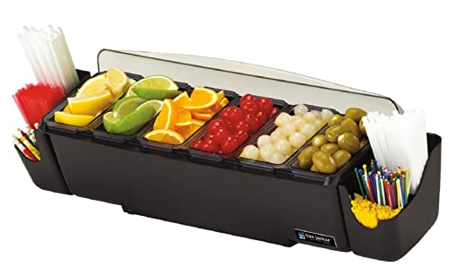  The Dome Garnish Center, 10 Piece - 3 Quart Capacity, 22" L X 7-1/2" W X 8-1/2" H