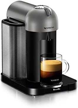  Nespresso Vertuo Coffee And Espresso Machine By Breville, 5 Cups, Chrome